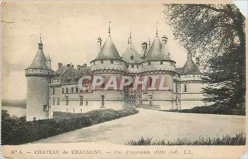 Cartes postales Chateau de Chaumont Vue d'Ensemble (Cote Sud)