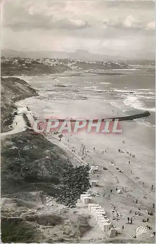 Cartes postales moderne Bidart vue vers Guethary la Plage