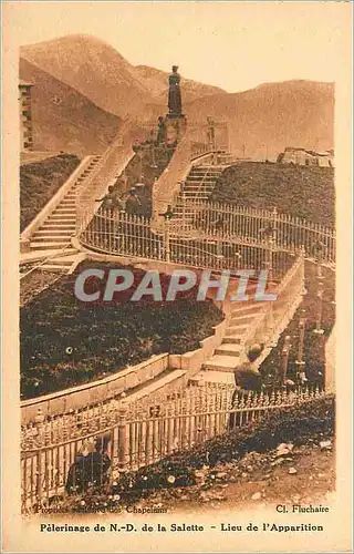 Cartes postales Pelerinage de N D de la Salette Lieu de l'Apparition