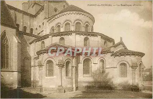 Cartes postales Paray le Monial la Basilique (Abside)