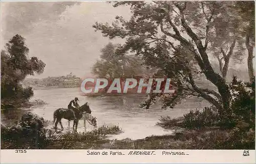 Cartes postales Salon de Paris R Renault Paysage