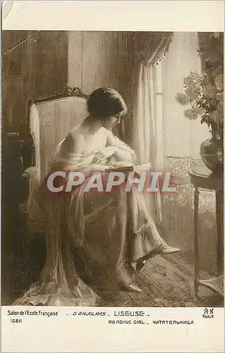 Cartes postales Salon de l'Ecole Francaise D Enjolras Liseuse