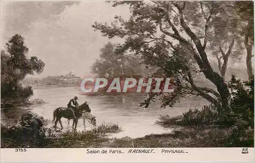 Cartes postales Salon de Paris R Renault Paysage