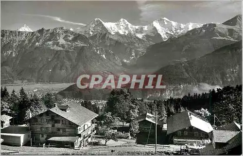 Moderne Karte Beatenberg Waldegg Chalet Talblick Eiger Munch Jungfrau