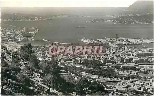 Moderne Karte Toulon Vue Generale sur le Port et la Grande Rade