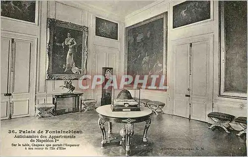 Ansichtskarte AK Palais de Fontainebleau Antichambre des Appartements de Napoleon 1er