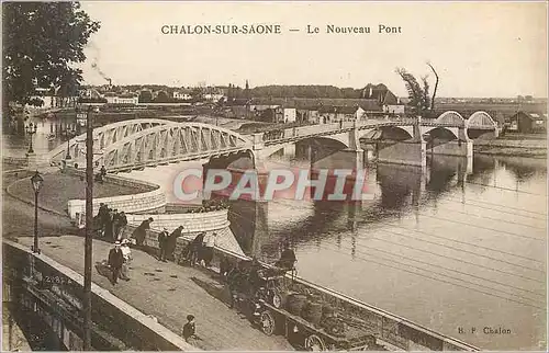 Cartes postales Chalon sur Saone le Nouveau Pont