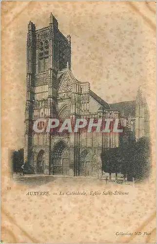 Cartes postales Auxerre la Cathedrale Eglise Saint Etienne