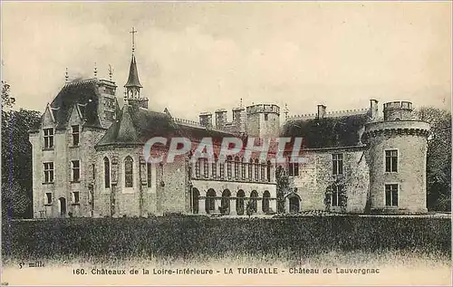 Cartes postales Chateaux de la Loire Inferieure la Turballe Chateau de Lauvergnac
