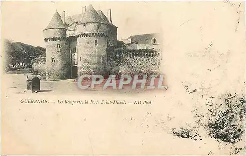 Cartes postales Guerande les remparts la porte saint michel n d phot