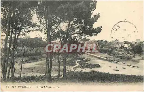 Cartes postales 16 ile brehat le port clos ll