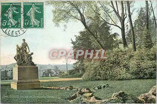 Ansichtskarte AK Rennes Un coin du jardin des plantes