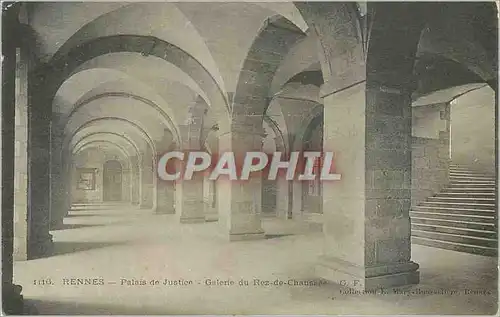 Ansichtskarte AK 1113 rennes palais de justice galerie rez de chaussee g f