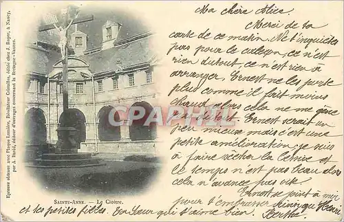 Cartes postales Sainte anne le cloitre (carte 1900)