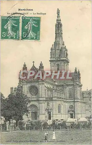 Ansichtskarte AK Morbihan ste anne d auray la basilique