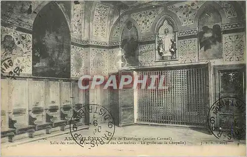 Cartes postales Angouleme ecole de theologie(ancien carmel) salle des axercice la grille sur la chapelle