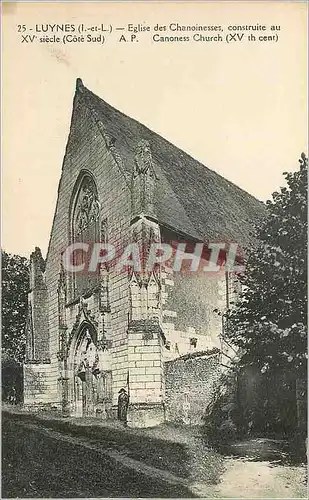 Ansichtskarte AK 25 luynes(i et l) eglise des chanoinesses construite au xv siecle(cote sud) a p