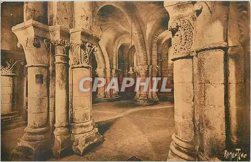 Cartes postales Saintes eglise saint entrope crypte(detail)
