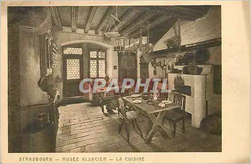 Cartes postales Strasbourg musee alsacien la cuisine