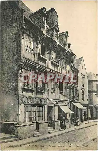 Cartes postales 5 bayeux vielle maison de la rue bienvenue n d phot