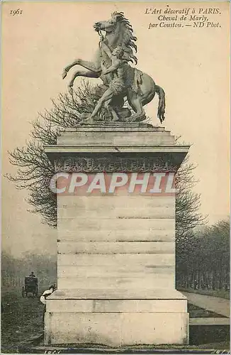 Ansichtskarte AK 1961 l art decoratif a paris cheval de marly par coustou n d phot