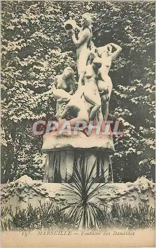 Cartes postales 195 marseille fontaine des danaides