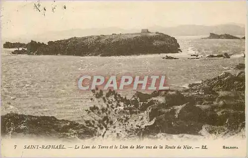 Ansichtskarte AK 7 saint raphael le lion de terre et le lion de mer de la route de nice