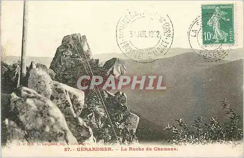 Cartes postales 27 gerardmer la roche du chameau