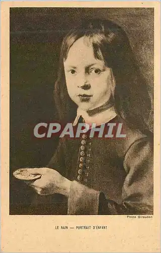 Cartes postales Le nain portrait d enfant