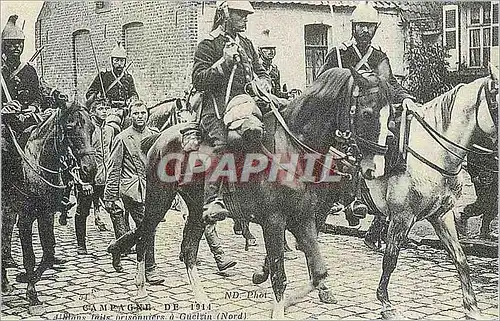 Moderne Karte Campagne de 1914 guelzin (nord)