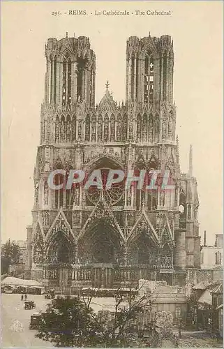 Cartes postales 295 reims la cathedrale