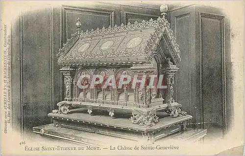 Cartes postales 426 eglise saint etienne du mont la chaise de sainte genevieve