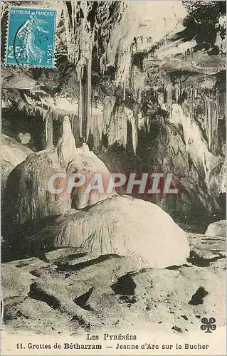 Cartes postales Les pyrenees 11 grottes de betharram jeanne d arc sur le bucher