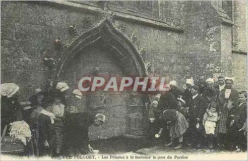 Cartes postales moderne 0115 le folgoet les pelerins a la fontaine le jour du pardon Folklore