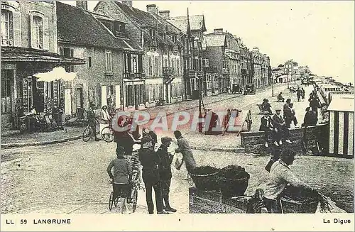 Cartes postales moderne Ll 59 langrune la digue