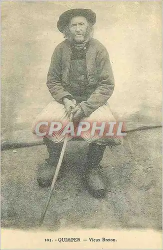 Cartes postales moderne 103 quimper vieux breton