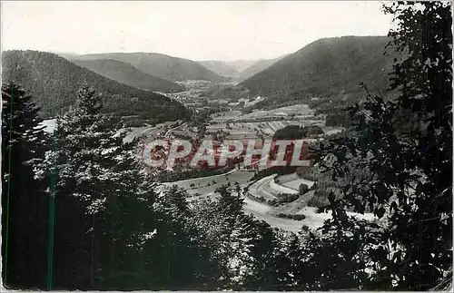 Moderne Karte Les vosges pittoresques vue panoramique de la vallee de celles