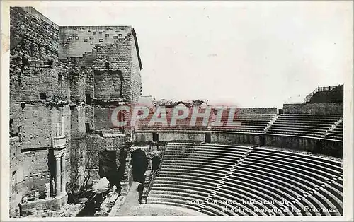 Moderne Karte 303 orange interieur du theatre romain et les colonnes