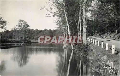 Moderne Karte 14 crocq (creuse) etang de basvillette