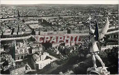 Cartes postales moderne 134 lyon panorama paris de fourviere