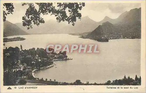 Cartes postales moderne 10 lac d annecy talloires et le bout du lac