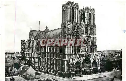 Cartes postales moderne P 6 la cathedrale de reims avant la guerre