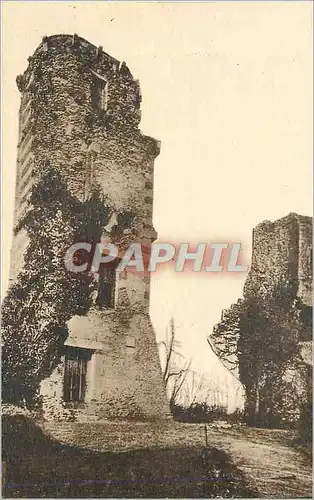 Cartes postales moderne 1 montfort l amaury (s et o) donjon de guillaume de hainault (936) tour d anne de bretagne (1498