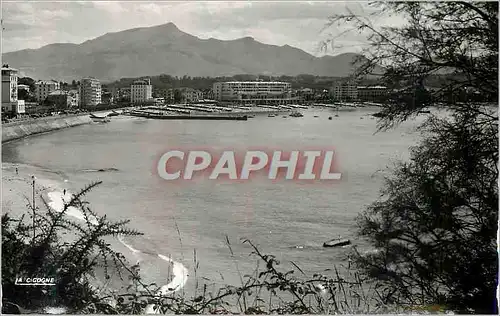 Cartes postales moderne 64 483 46 la cote basque saint jean de luz la plage et la rhune