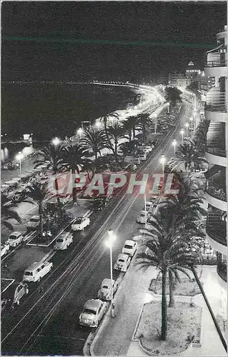 Cartes postales moderne 65 nice la nuit