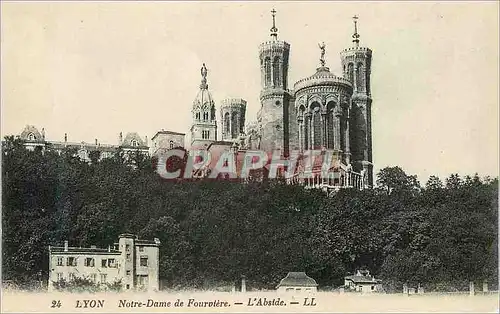 Cartes postales 24 lyon notre dame de fourviere l abside