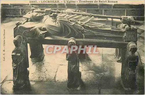 Cartes postales 2997 locronan l eglise tombeau de saint ronan