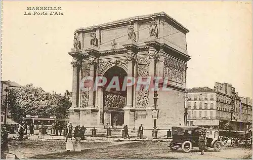 Cartes postales Marseille la porte d aix