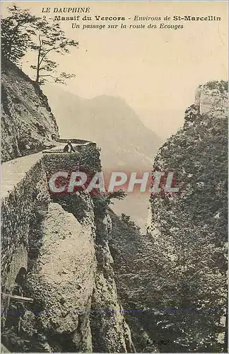 Cartes postales Le dauphine massif du vercors environs de st marcellin un passage sur la route des ecouges