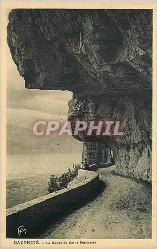 Cartes postales Dauphine la route de saint pancrasse